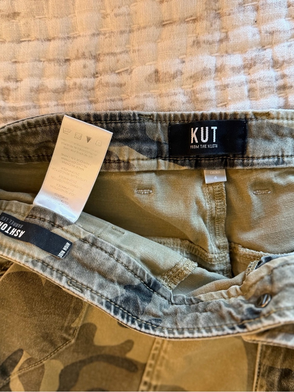 KUT FROM THE KLOTH Camo Pants - Picture 3 of 3